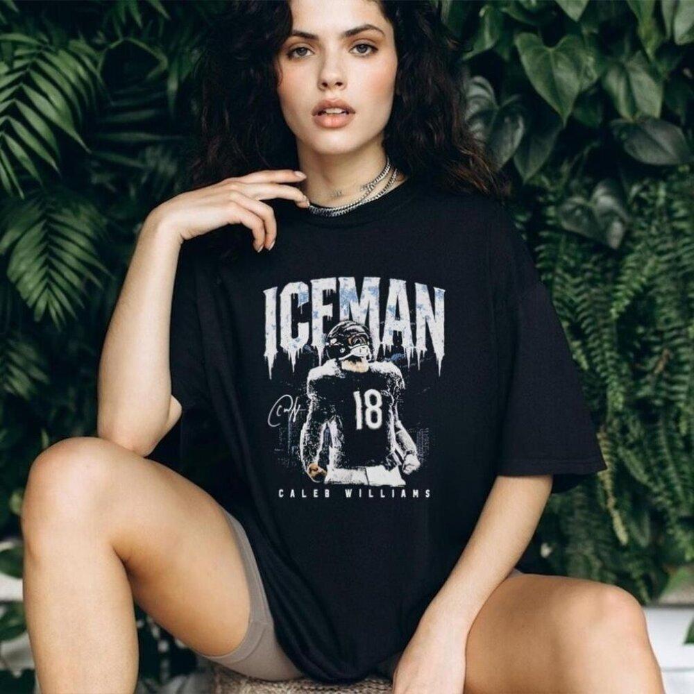 Caleb Williams Iceman Chicago Bears Football T Shirt